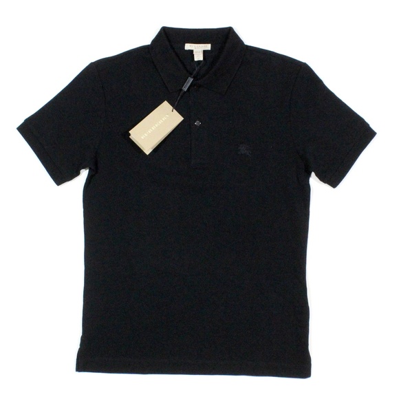 Burberry Regular Fit Polo Shirt Black Nova Check - Picture 2 of 6